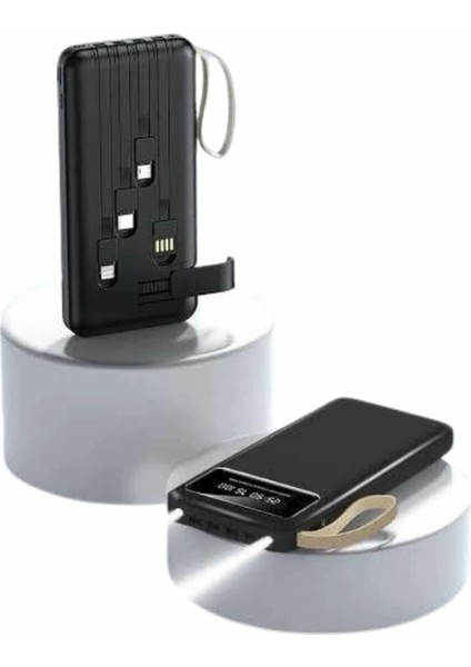 Hızlı Şarj Özellikli 20.000 Mah Dijital Göstergeli USB Girişli Android ve Ios Uyumlu Powerbank modelleri