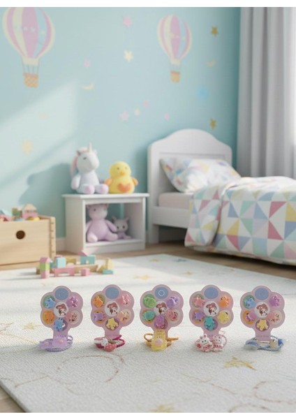 Kız Çocuk Sürpriz Hediye Saç Tokası Kartı (Farklı Renklerde) fiyatları