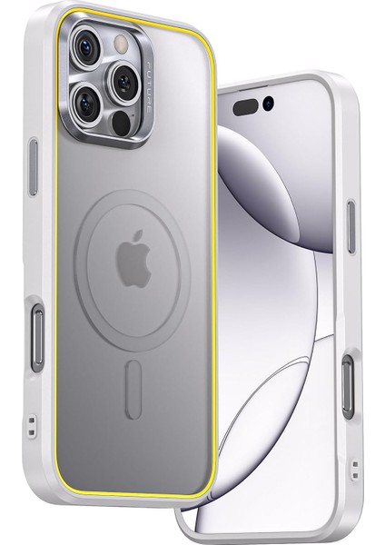 The Future Iphone 16 Pro Max Kılıfı, Magsafe Uyumlu Telefon Kılıfı, Beyaz