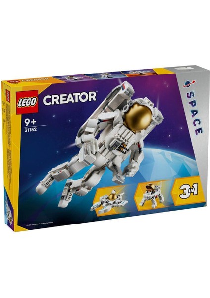 31152 LEGO Creator 3ü1 Arada Uzay Astronotu 647 Parça +9 Yaş