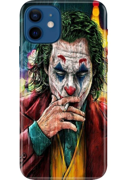 iPhone 12 Kılıf Desenli Baskılı Tpu Rubber Kapak Jokker