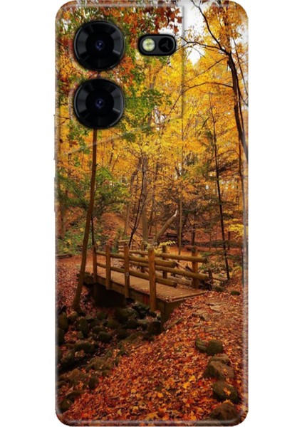 Tecno Pova 5 Pro Kılıf Desenli Baskılı Tpu Rubber Kapak Kasımda Aşk