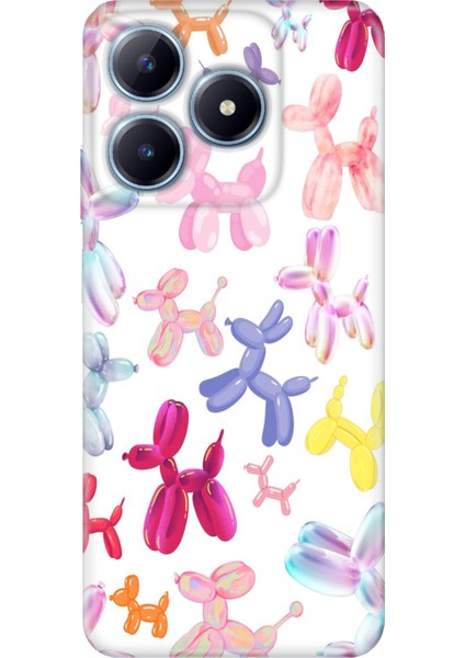 Realme C63 Kılıf Desenli Baskılı Tpu Rubber Kapak Balloonssss