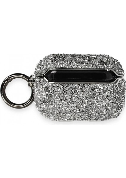 Airpods Pro (1.nesil) Mira Taşlı Kılıf - Gümüş fiyatları