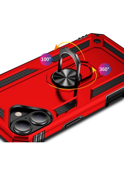 Apple iPhone 16 Plus Kılıf Vlmt Vega Kapak-Kırmızı fiyatları