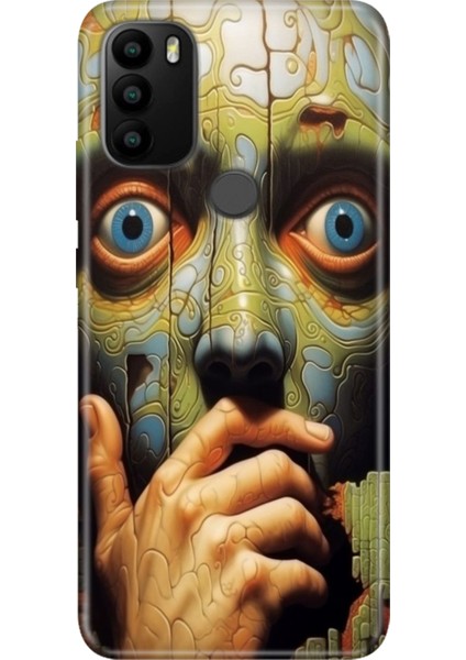 General Mobile Gm 21 Pro Kılıf Desenli Baskılı Tpu Rubber Kapak Iluzyon