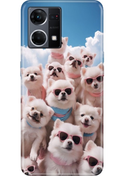 Oppo Reno 7 4g Kılıf Desenli Baskılı Tpu Rubber Kapak Kanka Çetesi