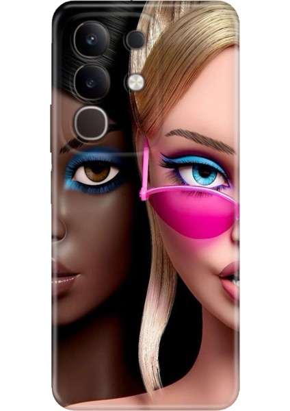 Vivo Y29 Kılıf Desenli Baskılı Tpu Rubber Kapak Kankalar