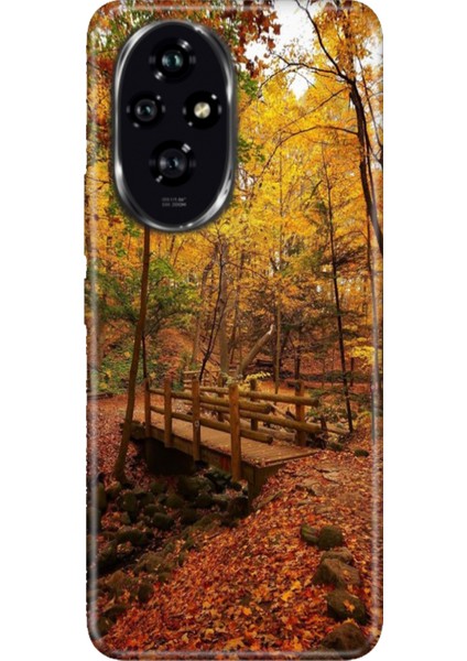 Honor 200 Pro Kılıf Desenli Baskılı Tpu Rubber Kapak Kasımda Aşk