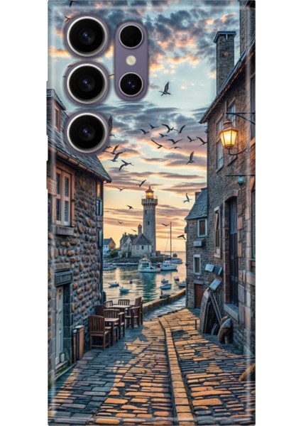 Samsung Galaxy S24 Ultra Kılıf Desenli Baskılı Tpu Rubber Kapak Kasabam