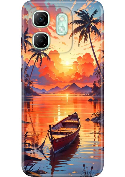 Infinix Hot 50I - Smart 9 Kılıf Desenli Baskılı Tpu Rubber Kapak Hadi Tatile