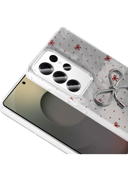 Galaxy S24 Ultra Kılıf Kamera Korumalı Figürlü Vlmt Ponti Silikon Kapak - Açık Pembe fırsatları