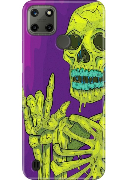 iPhone 7 Plus - 8 Plus Kılıf Desenli Baskılı Tpu Rubber Kapak Iskelet 111