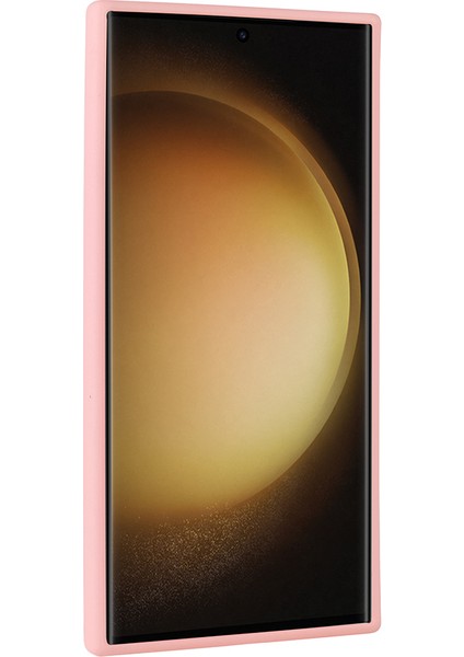 Galaxy S22 Ultra Kılıf Parlak Taşlı Tasarım Vlmt Pırlanta Kapak - Gri