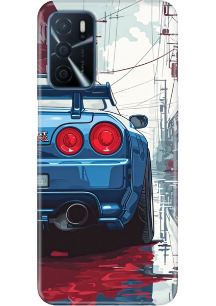 Oppo A16 Kılıf Desenli Baskılı Tpu Rubber Kapak Gtrr