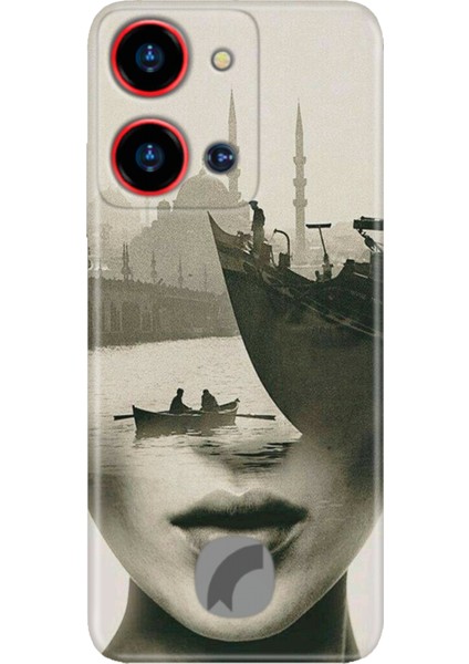 Reeder S19 Max Pro S Zoom Kılıf Desenli Baskılı Tpu Rubber Kapak Istanbul