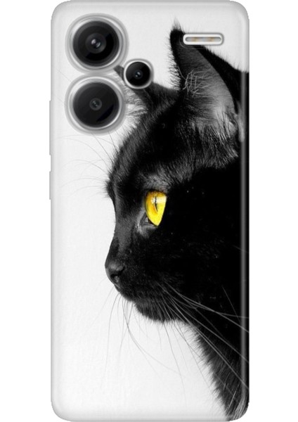 Xiaomi Redmi Note 13 Pro Plus 5g Kılıf Desenli Baskılı Tpu Rubber Kapak Kedi Bakışı