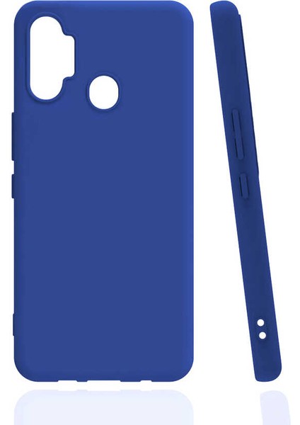 Tecno Spark 7 Pro Kılıf Vlmt Biye Silikon-Mavi