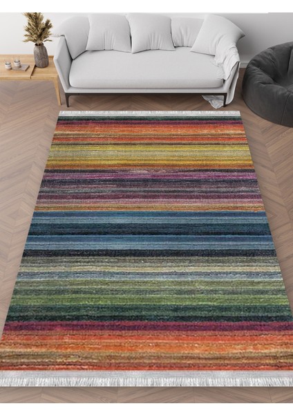 DK-5058B – Makinede Yıkanabilir, Kaymaz Taban, Dijital Baskı Halı