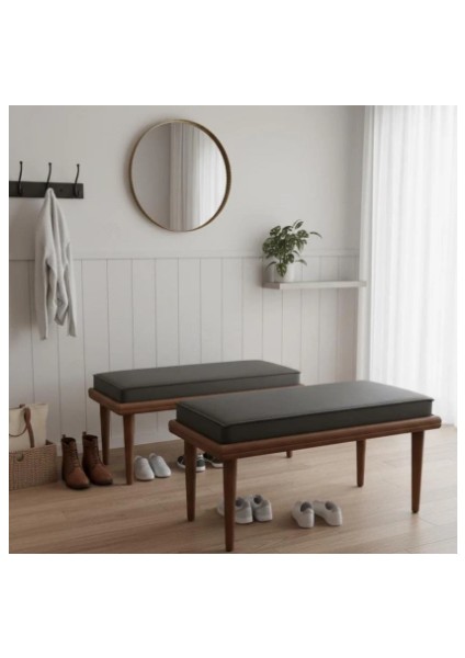 El Yapımı Ahşap Minderli Kayın Ağacı Premium Bench modelleri