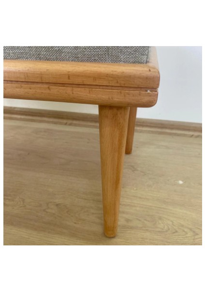 El Yapımı Ahşap Minderli Kayın Ağacı Premium Bench