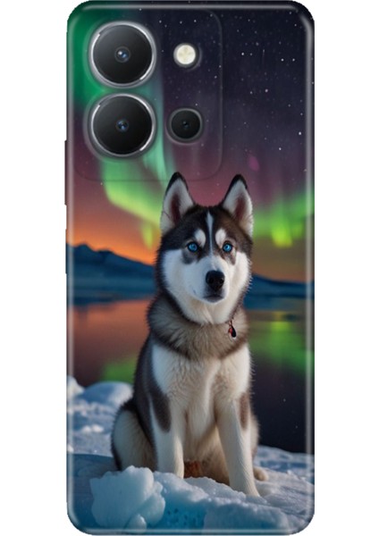 Vivo Y36 Kılıf Desenli Baskılı Tpu Rubber Kapak Husky Artwall