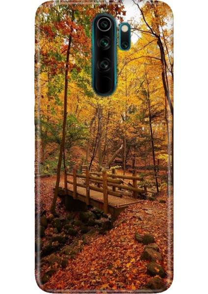 Xiaomi Redmi Note 8 Pro Kılıf Desenli Baskılı Tpu Rubber Kapak Kasımda Aşk