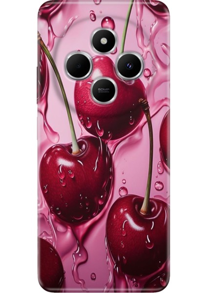 Xiaomi Redmi 14C Kılıf Desenli Baskılı Tpu Rubber Kapak Kirazın Dansı