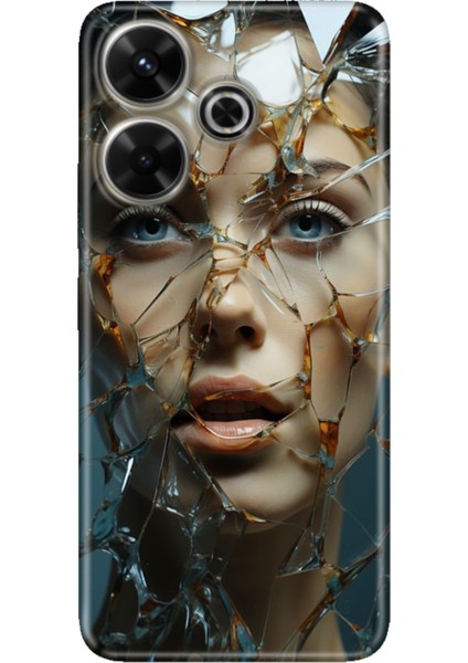 Xiaomi Redmi 13 4g Kılıf Desenli Baskılı Tpu Rubber Kapak Cam Kırığı