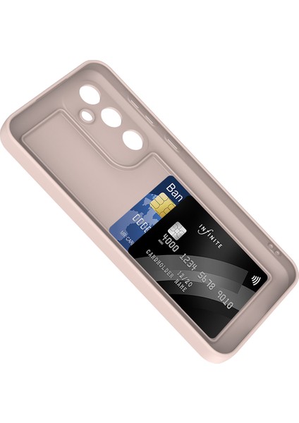 Galaxy A36 Kılıf Kamera Korumalı Kartlık Hazneli Vlmt Vitra Kapak - Mürdüm modelleri