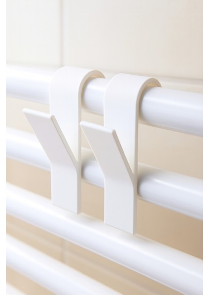 Banyo Havlupan Askısı | 3D Baskı Dayanıklı Radyatör Havlu Askısı (4 Adet)