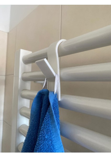 Banyo Havlupan Askısı | 3D Baskı Dayanıklı Radyatör Havlu Askısı (4 Adet) fiyatları