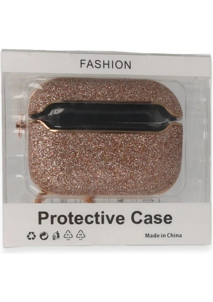 Airpods Pro (1.nesil) Spell Simli Kılıf - Rose Gold