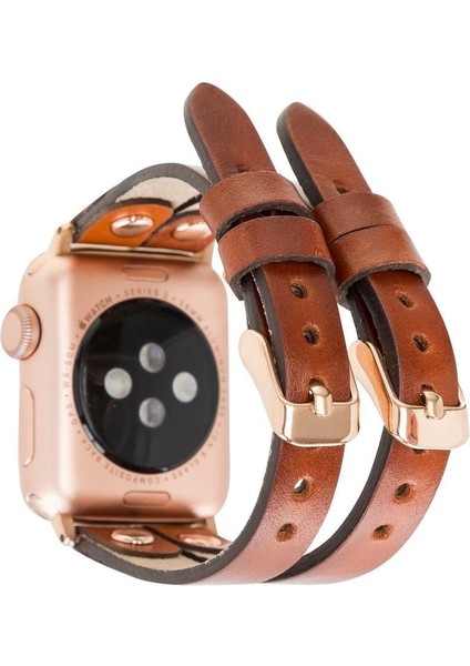 Apple Watch Uyumlu Deri Kordon Ely Double Tour RST2EF fiyatları