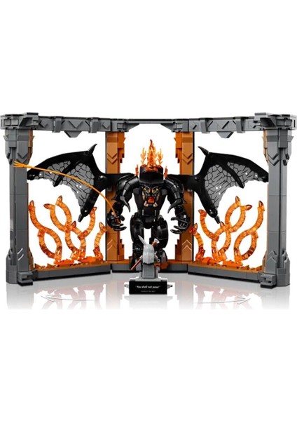 10367 LEGO Icons - Yüzüklerin Efendisi: Balrog™ Kitaplık Dekoru 1201 Parça +18 Yaş indirimleri