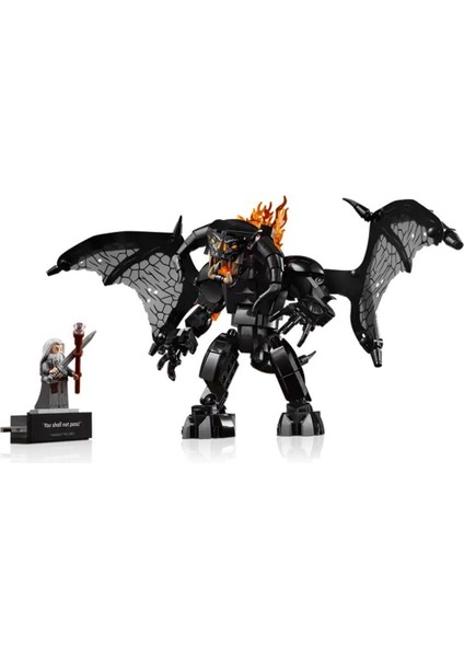 10367 LEGO Icons - Yüzüklerin Efendisi: Balrog™ Kitaplık Dekoru 1201 Parça +18 Yaş