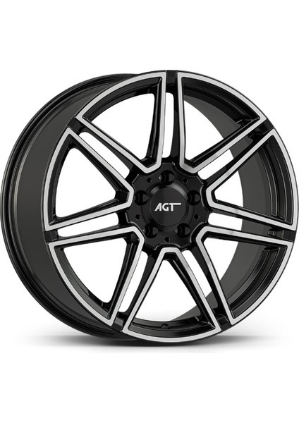5*120*19*8.0 ET48 CH66.6 19266-1 Gloss Black Diamond