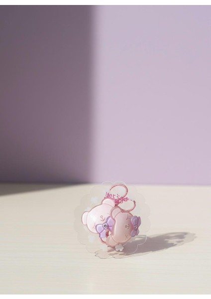 Şeffaf Renkli Ayıcık Figürlü Lastik Toka Ikili