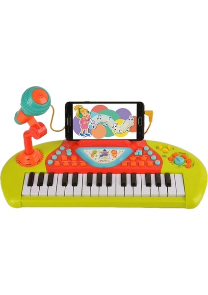 Karaoke Özellikli Müzikli Işıklı Mp3 Girişli ve Mikrofonlu Çok Fonksiyonlu Piyano modelleri