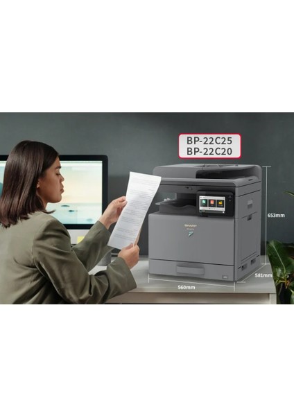 BP-22C25 A3 Yazıcı A3 Tarayıcı A3 Fotokopi Makinesi modelleri