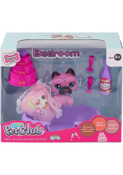 Kzl- Pet Star Bedroom Aksesuarlı Set