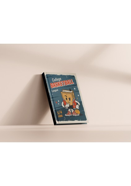 Retro 3 Sert Kapak Defter