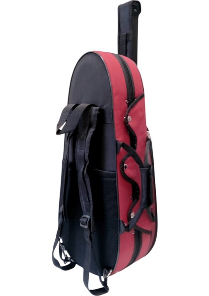 VLC44 4/4 Keman Çantası – Hafif ve Dayanıklı Özel Form Koruma Kılıfı (Bordo/siyah) modelleri