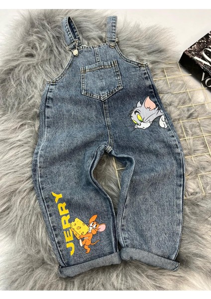 Çocuk Kot Salopet Askılı Denim modelleri