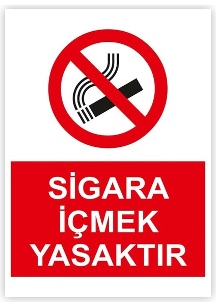 Sigara Içilemez Uyarı Levhası