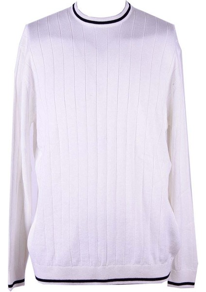 Triko Beyaz Erkek Kazak 16492