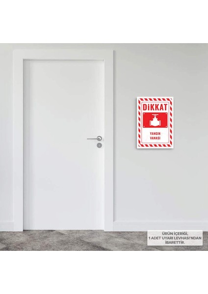 UL2683-A4 - Yangın Vanası Uyarı Levhası (21,6×30,3cm) modelleri