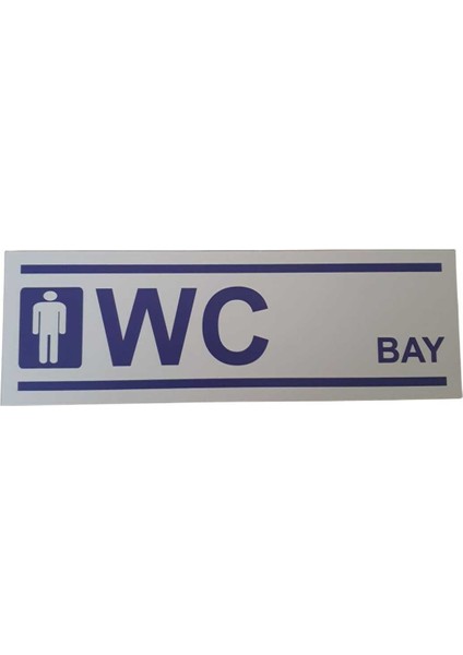Wc Bay Uyarı Levhası