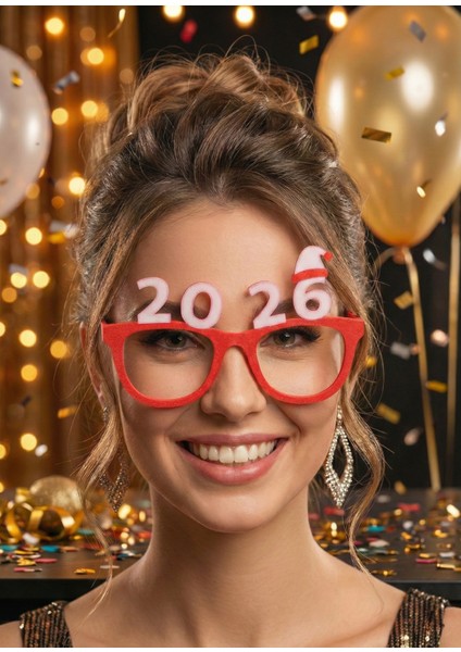 🎉 Maxipop 2026 Yılbaşı Parti Gözlüğü – Eğlenceli Renklerle Yeni Yıla Göz Kırp!