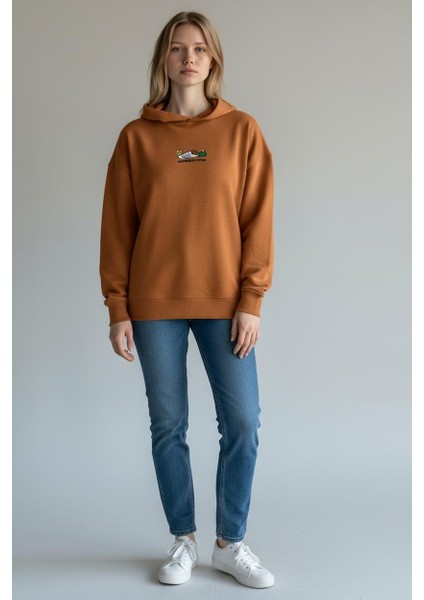 Unproductive Oversize Unisex Kapüşonlu Sweatshirt Şardonsuz fiyatları